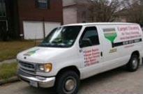 Company van with graphics